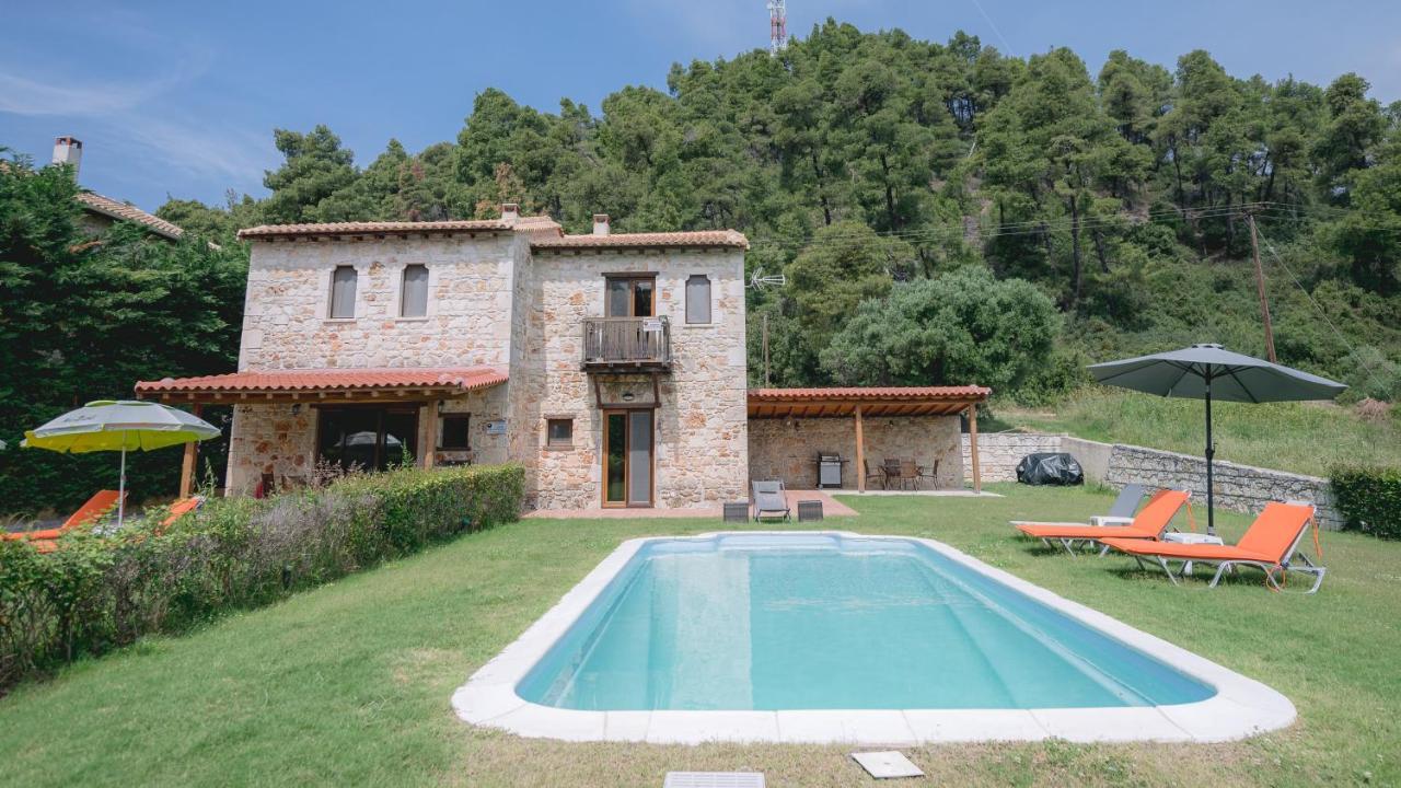 Stone Made Private Pool Villas Kriopigi Exterior photo